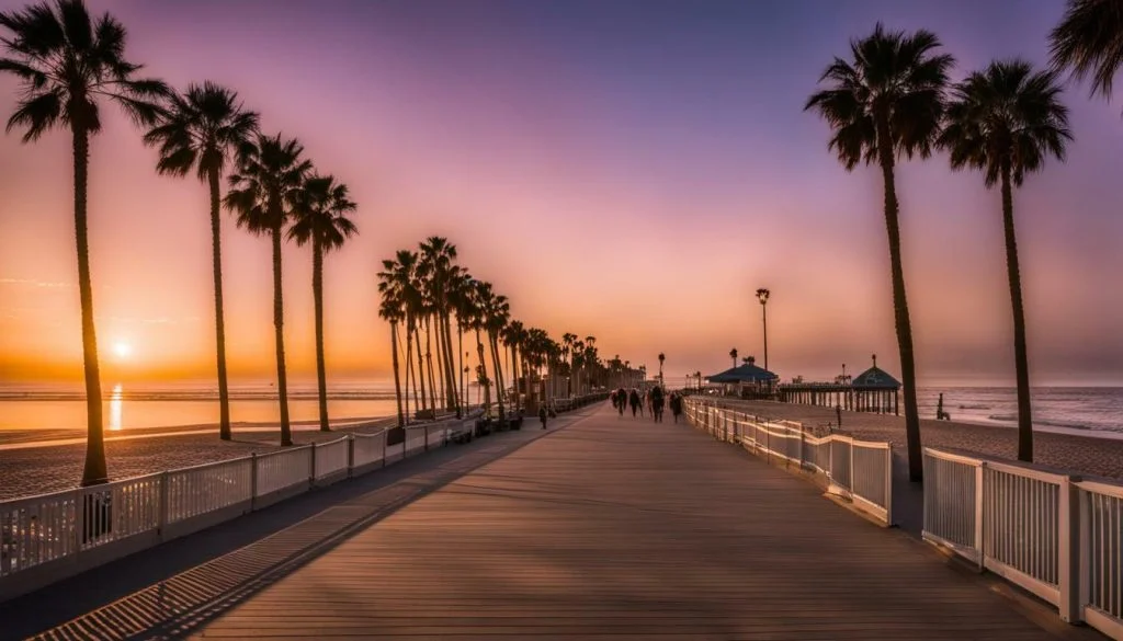 Long Beach boardwalk