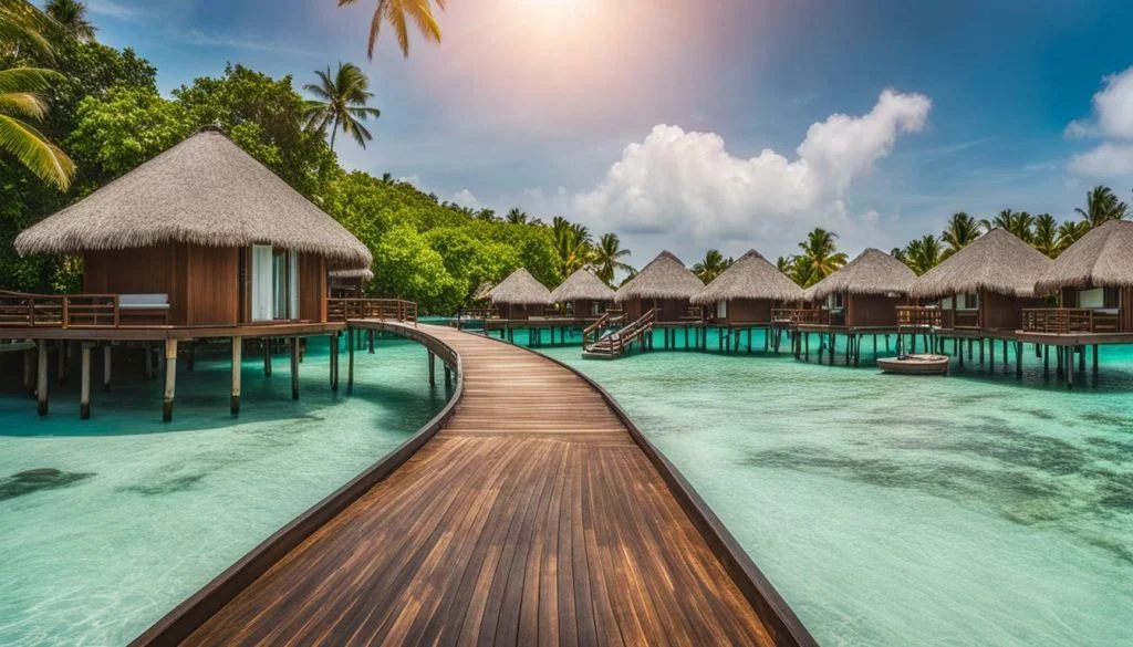 Maldives honeymoon resort