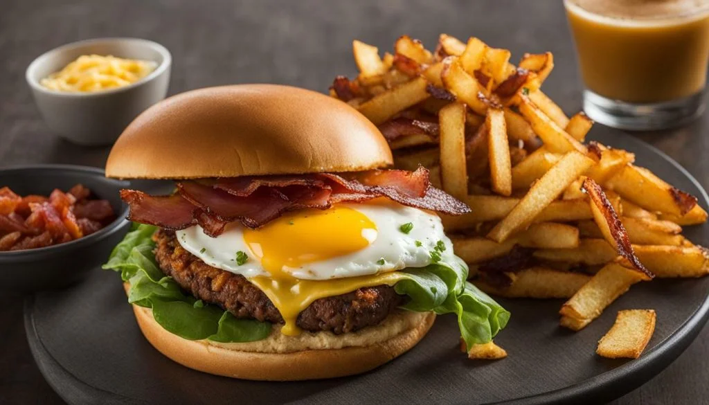 Yaga's Cafe Breakfast Burger