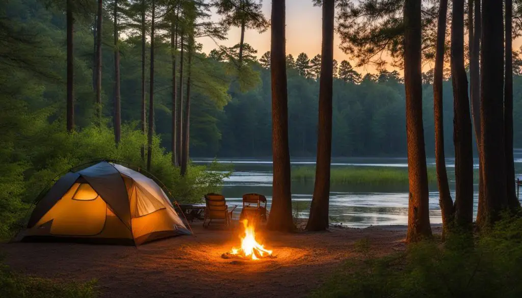 Camping in Blackwater River State Park Crestview FL