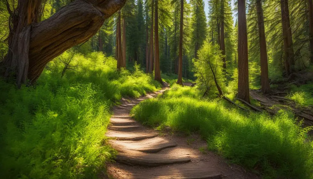 Hiking trail in Sandy Utah