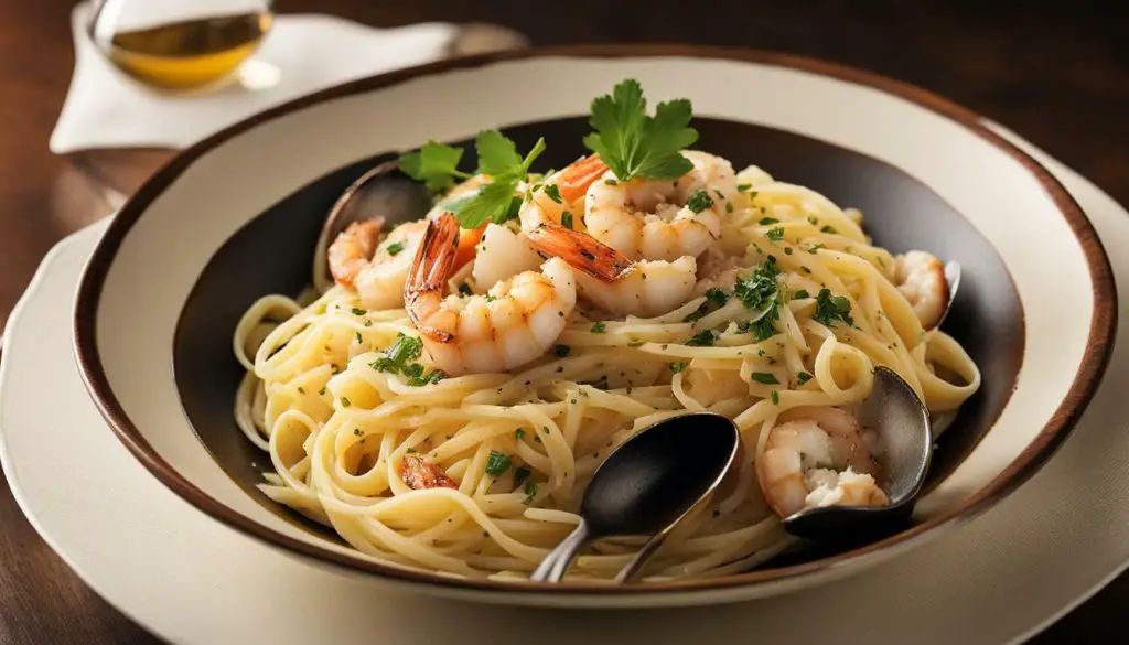 Sam Kendall's seafood pasta